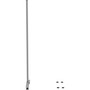 Lorell Adaptable Panel Legs for 71"H Configuration - 18.75" Width x 2" Depth x 70.87" Height - Aluminum - Silver Product Image 