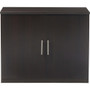 Safco Medina Mocha Laminate Office Unit - x 1" Thickness Work Surface, 29.5" Height x 36" Width x 20" Depth Return, x 0" Thickness Table Top, 26.3" Height x 17.8" Width x 1" Thickness Door - 2 Door(s) Product Image 