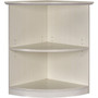Safco Medina Textured Sea Salt Laminate Unit - x 1" Thickness Shelf, 29.5" Height x 20" Width x 20" Depth Bookshelf - 2 Shelve(s) - Beveled Edge - Material: Medium Density Fiberboard (MDF) - Finish: Textured Sea Salt Product Image 