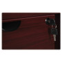 Lorell Prominence 2.0 Right Return - 29" Height x 42" Width x 24" Depth, x 1" Thickness Top - 2 x File, Box Drawer(s) - Single Pedestal on Right Side - Band Edge - Material: Particleboard - (LLRPR2442QRMY) Product Image 