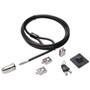 Kensington Desktop & Peripherals 2.0 Locking Kit - 8 ft Cable - Keyed Lock - Black - Carbon Steel, Plastic Product Image 