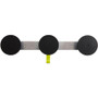 Alba Triple Metal Wall Coat Peg Product Image 