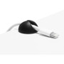 Bluelounge CableDrop Mini Cable Anchor for Small Cords - Cable Clip - Black - 0.80" Length Product Image 