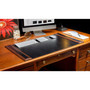 Dacasso Walnut & Leather Side-Rail Desk Pad - 20.50" Width - Leather - DACP8401 Product Image 