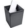 Dacasso Wastebasket - Square - 12" Height x 9.5" Width x 9.5" Depth - DACA1003 Product Image 