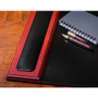 Dacasso Rosewood & Leather Side-Rail Desk Pad - Rectangular - 25.5" Width x 17.25000" Depth - DACP8002 Product Image 