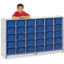 Rainbow Accents Rainbow Accents Cubbie-trays Storage Unit - 30 Compartment(s) - 35.50" Height x 57.50" Width x 15" Depth - Laminated, Chip Resistant - JNT0431JCWW003 Product Image 