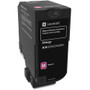 Lexmark Unison Original Standard Yield Laser Toner Cartridge - Magenta - 1 Each - (LEX74C1SM0) Product Image 