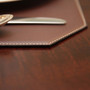 Dacasso Leatherette Cut Corner Placemat - Home, Office, Conference Room - 17" Length x 12" Width - DACH3348 Product Image 