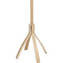 Alba High-capacity Wood Coat Stand - 10 Pegs - 48" Height - for Coat, Clothes - ABAPMCAFEC Product Image 