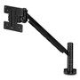 Fellowes Designer Suites Flat Panel Monitor Arm, 180 Degree Rotation, 45 Degree Tilt, 360 Degree Pan, Black, Supports 20 lb (FEL8038201) View Product Image