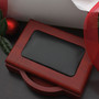 Dacasso Rosewood & Leather Memo Holder - Leather, Wood - DACA8009 Product Image 