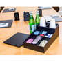 Dacasso Classic Leather Coffee Condiment Organizer - Removable Lid - DACA1028 Product Image 