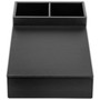 Dacasso Classic Leather Coffee Condiment Organizer - Removable Lid - DACA1028 Product Image 