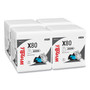 WypAll Power Clean X80 Heavy Duty Cloths, 1/4 Fold, 12.5 x 12, White, 50/Box, 4 Boxes/Carton View Product Image