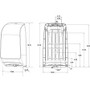 Kleenex Mod Scottfold Folded Towel Dispenser - 18.8" Height x 5.5" Width x 10.7" Depth - KCC39640 Product Image 
