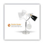 Bostitch Adjustable Desk Lamp, Black - 20" Height - 3 W LED Bulb - Polished Metal - Adjustable Head, Flicker-free, Glare-free Light, Gooseneck, Flexible, Eco-friendly - 250 lm Lumens - BOSVLED1510 Product Image 