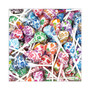 Green Rabbit Dum-Dum Lollipops - Watermelon, Strawberry, Cherry, Grape, Blue Raspberry, Root Beer, Sour Apple, Cream Soda, Butterscotch, Cotton Candy, Bubble Gum, ... - Individually Wrapped - GRR22000055 Product Image 