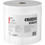 Wypall PowerClean X70 Medium Duty Cloths Jumbo Roll - 12.50" Width x 12.20" Length - 870 Sheets/Roll - White - Hydroknit Product Image 