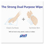 PURELL Hand Sanitizer Wipes Wall Mount Dispenser, 1,200/1,500 Wipe Capacity, 13.3 x 11 x 10.88, White View Product Image