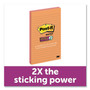 Post-it Notes Super Sticky Pads in Energy Boost Collection Colors, Note Ruled, 5" x 8", 45 Sheets/Pad, 4 Pads/Pack View Product Image