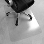 Floortex APET Rectangular for Low/Standard Pile Carpets - 36" x 48" - 48" Length x 36" Width x 0.087" Depth x 0.375" Thickness - Rectangular - Amorphous Polyethylene Terephthalate (APET) - Clear Product Image 