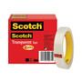 Scotch Transparent Tape, 3" Core, 0.75" x 72 yds, Transparent, 2/Pack (MMM6002P3472) View Product Image