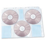 Innovera Two-Sided CD/DVD Pages for Three-Ring Binder, 6 Disc Capacity, Clear, 10/Pack (IVR39301) View Product Image