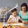 OttLite Extended Reach LED Desk Lamp - LED Bulb - Flexible Neck, ClearSun LED, Touch-activated, Adjustable Brightness, Glare-free Light - OTTCSN8500CSHPR Product Image 