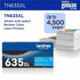 Brother Original High Yield Laser Toner Cartridge - BRTTN635XLC Product Image 