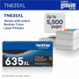 Brother TN-635XL Original High Yield Laser Toner Cartridge - BRTTN635XLBK Product Image 