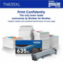 Brother TN-635XL Original High Yield Laser Toner Cartridge - BRTTN635XLBK Product Image 