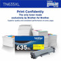 Brother TN635XLY Original High Yield Laser Toner Cartridge - BRTTN635XLY Product Image 