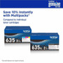Brother TN635XXLY Original Super High Yield Laser Toner Cartridge - BRTTN635XXLY Product Image 