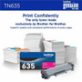 Brother TN635M Original Standard Yield Laser Toner Cartridge - BRTTN635M Product Image 