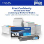 Brother TN635C Original Standard Yield Laser Toner Cartridge - BRTTN635C Product Image 