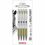 Zebra Pen F-301 EarthyTones Retractable Ballpoint Pens - ZEB27244 Product Image 