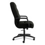 HON Pillow-Soft 2090 Series Executive High-Back Swivel/Tilt Chair, Supports Up to 300 lb, 16.75" to 21.25" Seat Height, Black (HON2091SR11T) View Product Image