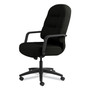 HON Pillow-Soft 2090 Series Executive High-Back Swivel/Tilt Chair, Supports Up to 300 lb, 16.75" to 21.25" Seat Height, Black View Product Image