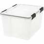 IRIS Weathertight Storage Box, 46 Quarts, 11 4/5"H x 15 4/5"W x 19 7/10"D, Clear - IRS110450 Product Image 