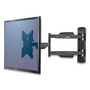 Fellowes Full Motion TV Wall Mount, 16.25w x 19.75d x 17.87h, Black (FEL8043601) View Product Image