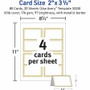 Avery Tent Card - AVE03328 Product Image 