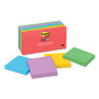 Post-it Notes Super Sticky Pads in Playful Primary Collection Colors, 3" x 3", 90 Sheets/Pad, 12 Pads/Pack (MMM65412SSAN) View Product Image