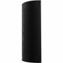 Rubbermaid Commercial Half Round Metallic Waste Receptacle - RCPSH12EPLTBK Product Image 