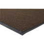 Genuine Joe Waterguard Floor Mat - Floor - 10 ft Length x 36" Width - Rectangular - Rubber - Brown Product Image 