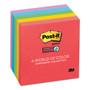 Post-it Notes Super Sticky Pads in Playful Primary Collection Colors, 3" x 3", 90 Sheets/Pad, 5 Pads/Pack (MMM6545SSAN) View Product Image