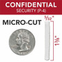 GBC Momentum Paper Shredder, X20-07, Micro-Cut, P-4, Anti-Jam, 20 Sheets - Continuous Shredder - Micro Cut - 20 Per Pass - for shredding Paper Clip, Paper, Junk Mail, Staples - P-4 Product Image 
