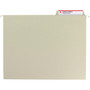 Smead FasTab 1/3 Tab Cut Letter Recycled Hanging Folder - 8 1/2" x 11" - 2" Expansion - Top Tab Location - Assorted Tab Position - 11 pt. Product Image 