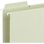 Smead FasTab 1/3 Tab Cut Letter Recycled Hanging Folder - 8 1/2" x 11" - 2" Expansion - Top Tab Location - Assorted Tab Position - 11 pt. Product Image 