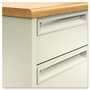 HON 38000 Series Double Pedestal Desk, 72" x 36" x 29.5", Harvest/Putty (HON38180CL) View Product Image